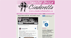 Desktop Screenshot of cinderellaballet.cz